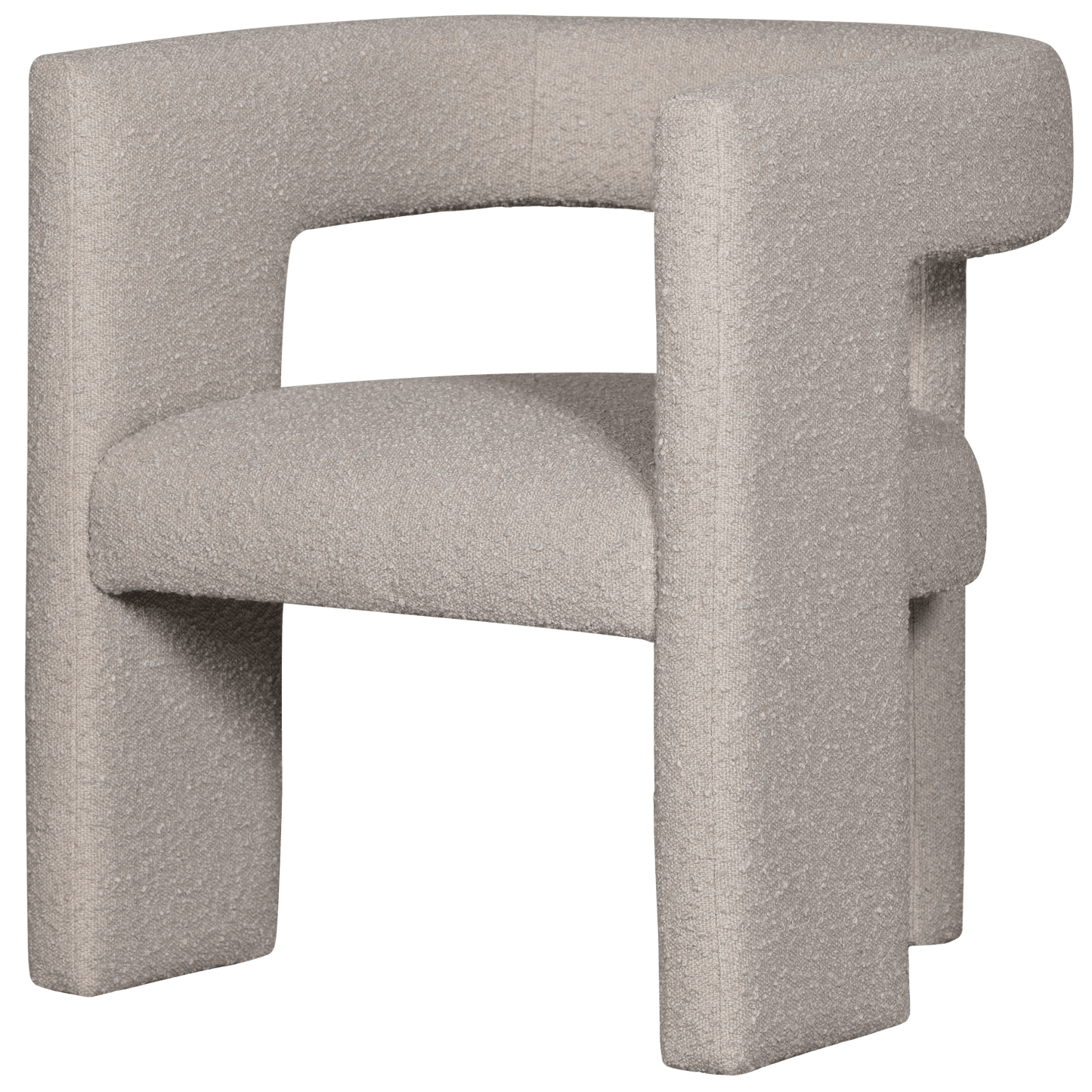 WOOOD Tiwa fauteuil boucle beige