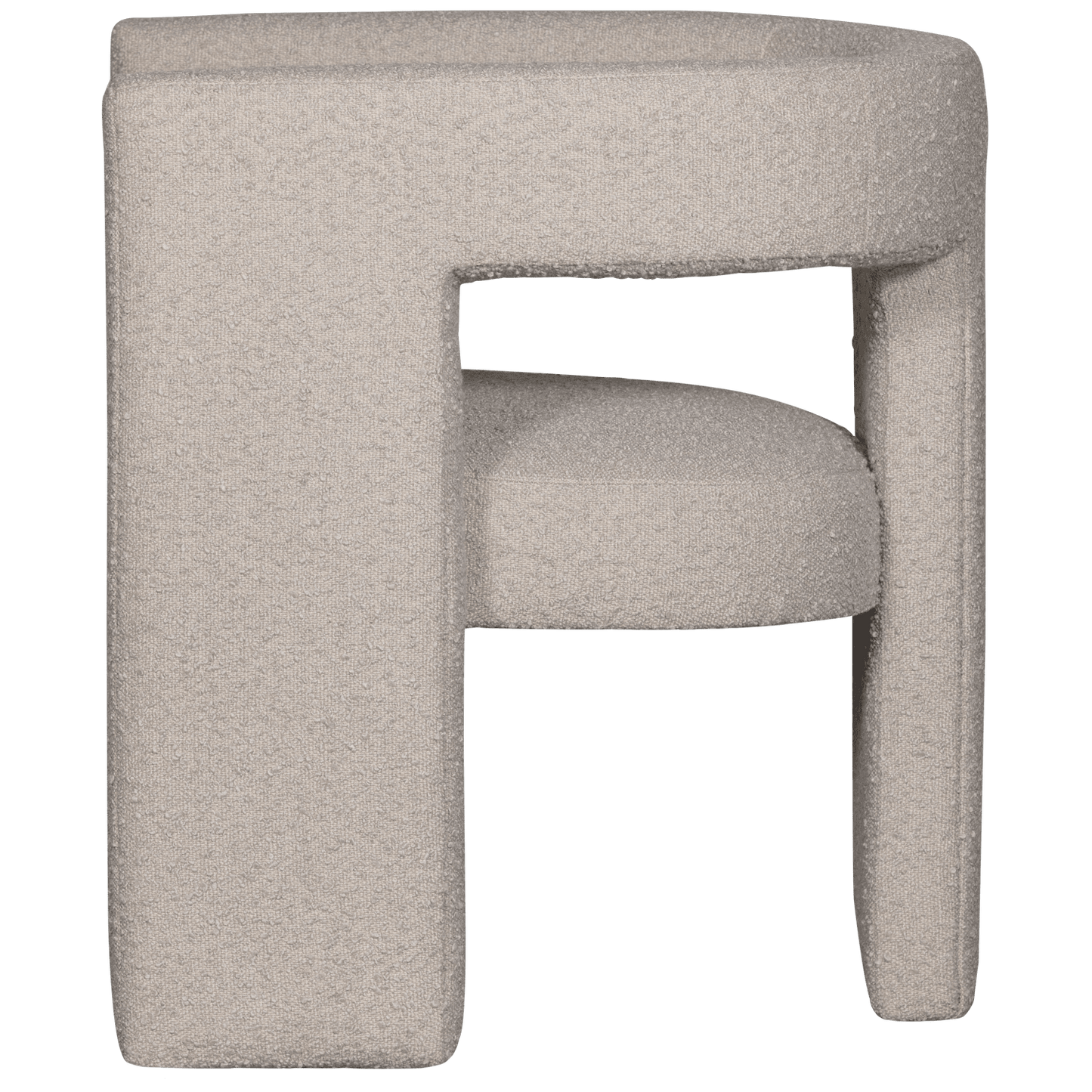 WOOOD Tiwa fauteuil boucle beige