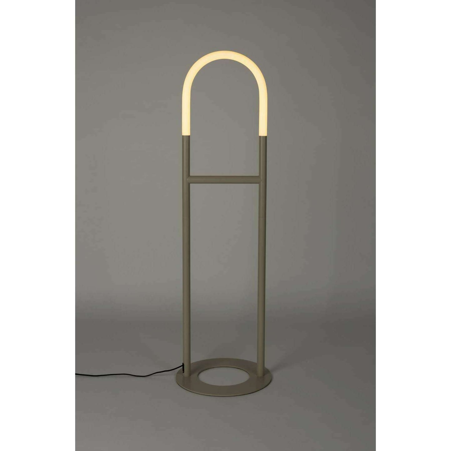 Zuiver Arch vloerlamp beige