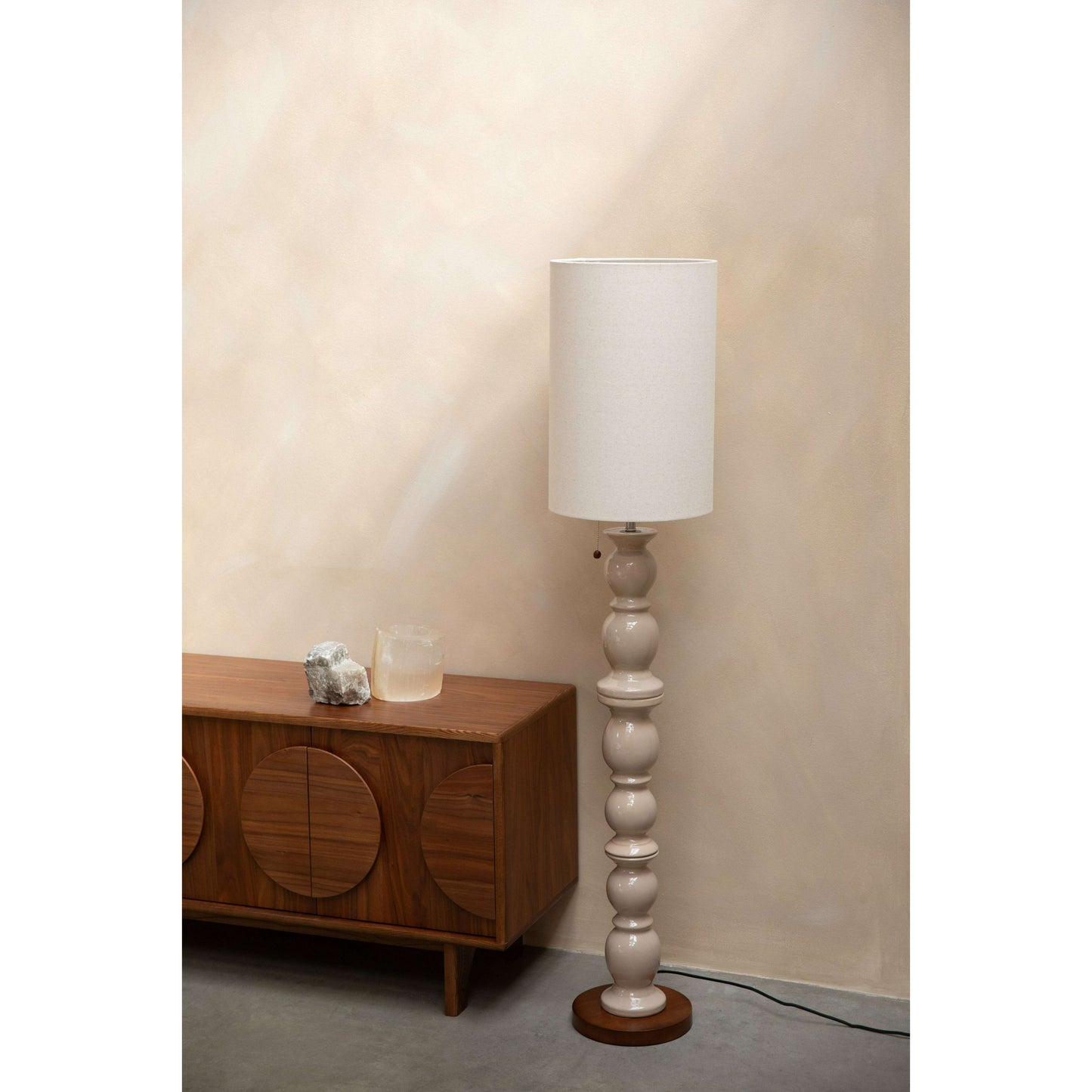 Zuiver Brew vloerlamp beige