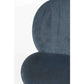 Zuiver Bonnet eetkamerstoel blauw