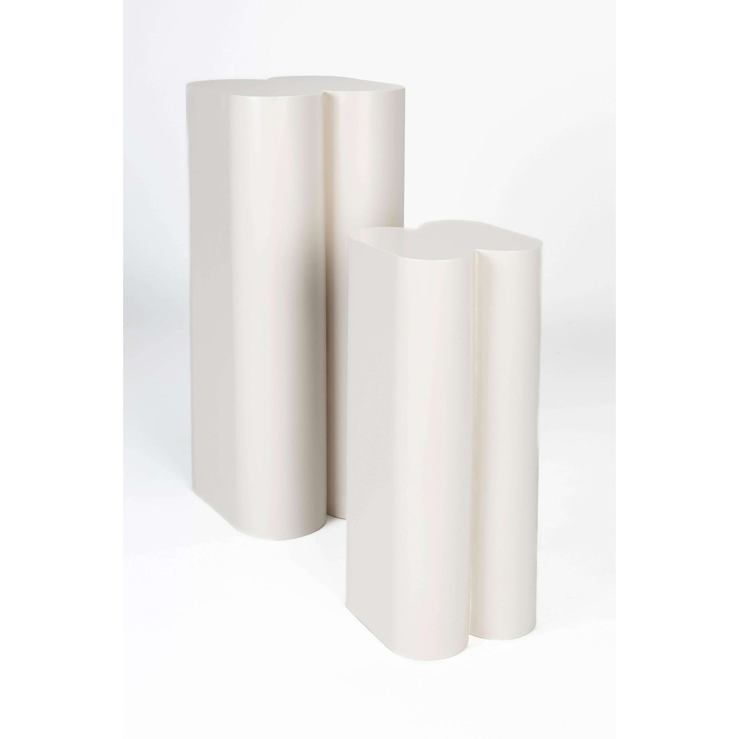 Zuiver Shape plantenstandaard beige (set van 2)