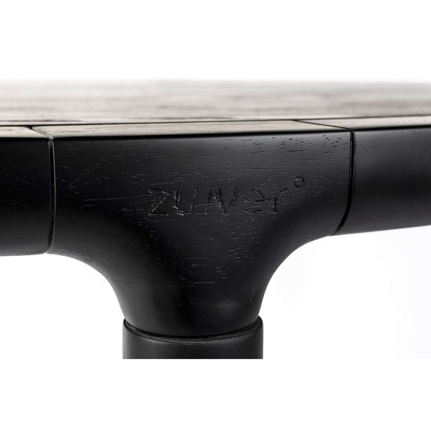 Zuiver Storm eettafel rond zwart