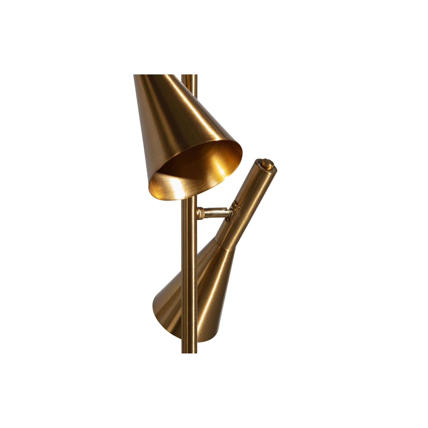 BePureHome Body vloerlamp met 2 lampen antique brass