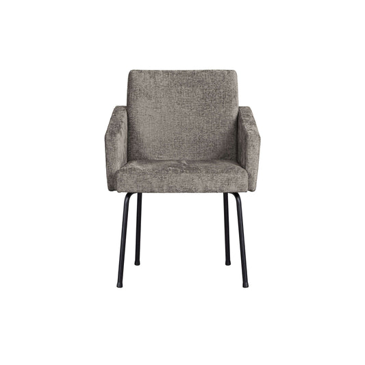 BePureHome Mount eetkamerstoel met armleuning taupe