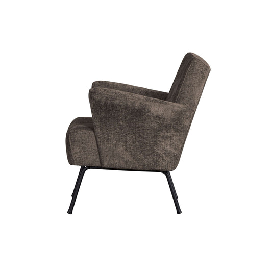 BePureHome Muse fauteuil grijs/bruin