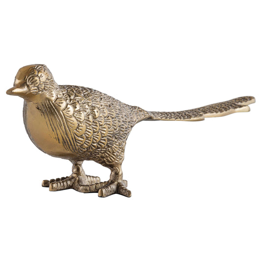 BePureHome Ornamental bird antique brass