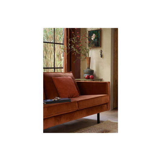 BePureHome Rodeo bank 2,5-zits velvet roest