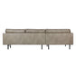 BePureHome Rodeo chaise longue links  grijs