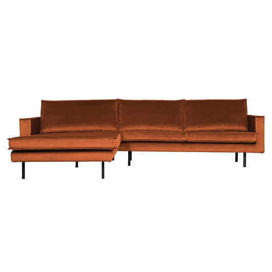 BePureHome Rodeo chaise longue links roest