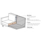 BePureHome Rodeo chaise longue rechts roest