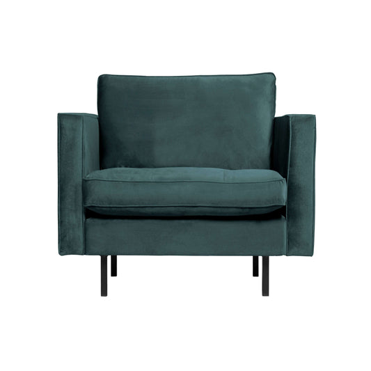 BePureHome Rodeo classic fauteuil blauw