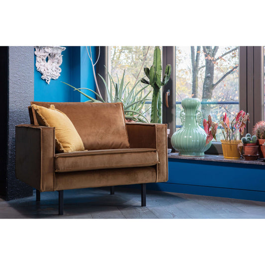 BePureHome Rodeo fauteuil geel