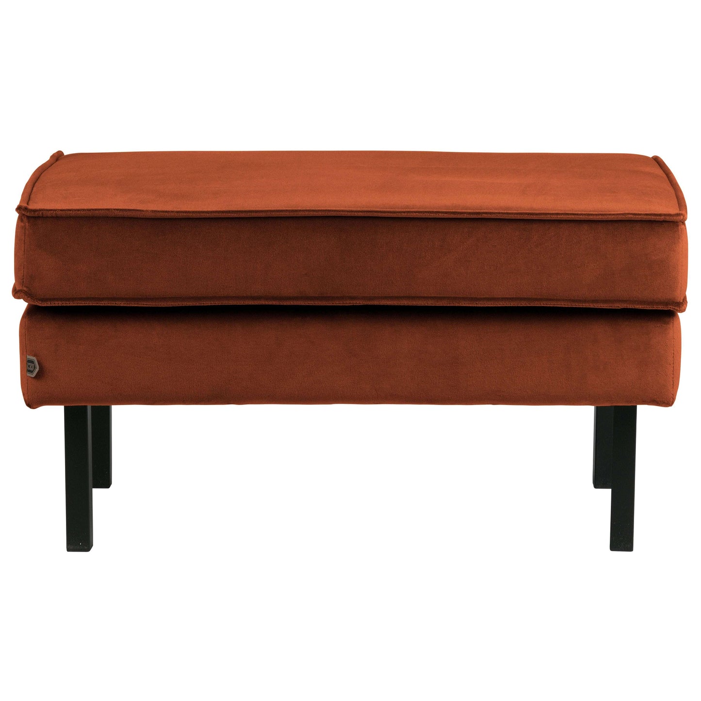 BePureHome Rodeo hocker velvet roest