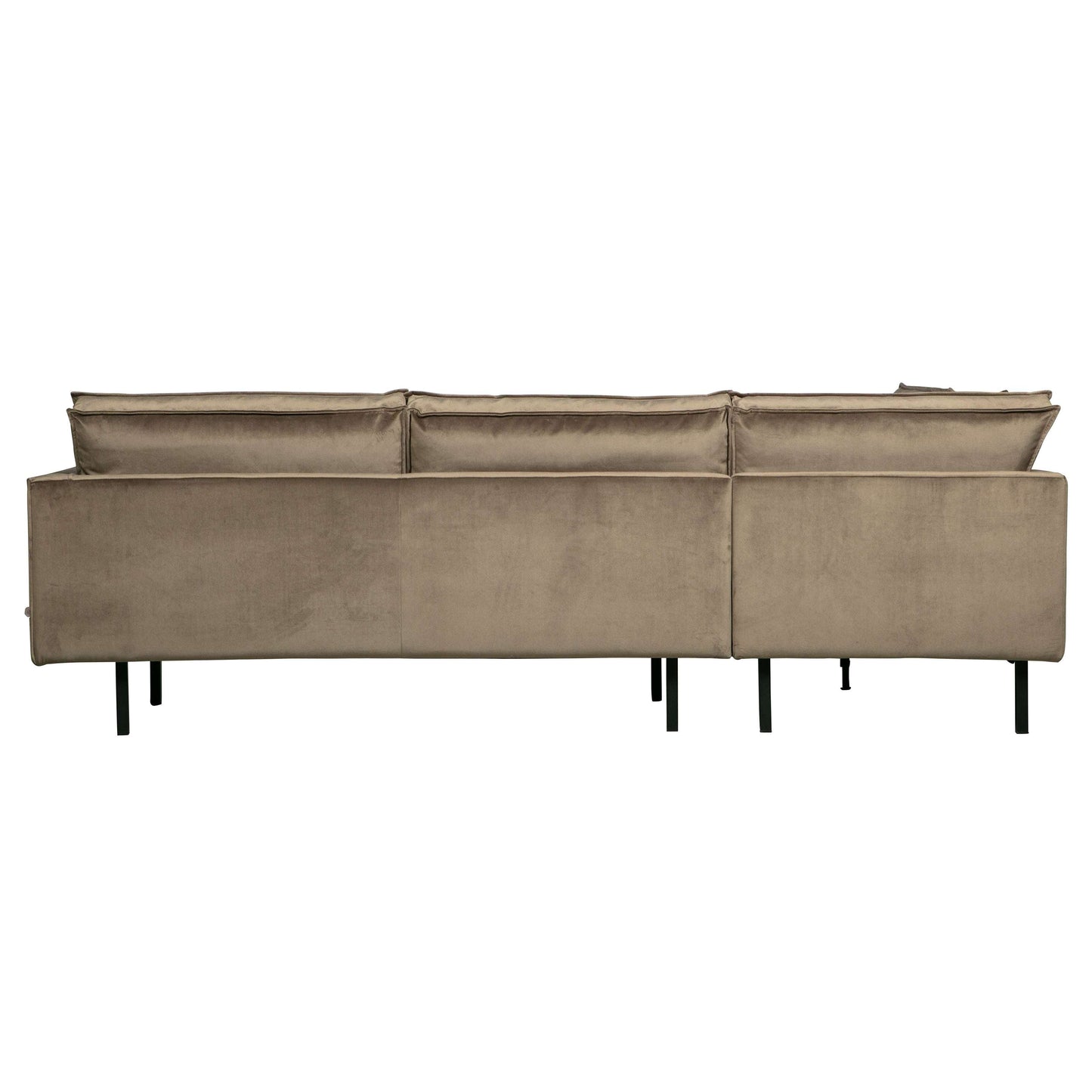 BePureHome Rodeo hoekbank links taupe