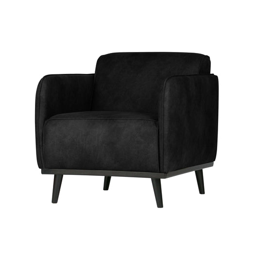 BePureHome Statement fauteuil met arm zwart