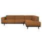 BePureHome Statement hoekbank rechts boucle bruin