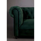 Dutchbone bank chester velvet donker groen 186 x 94 x 77 cm