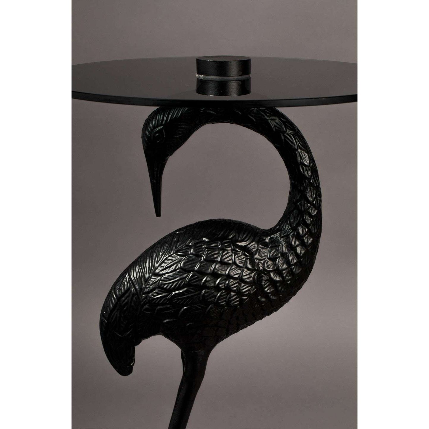 Dutchbone bijzettafel crane zwart Ø40 x 63 cm