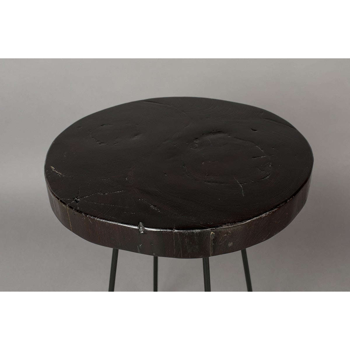 Dutchbone bijzettafel kraton chocolade zwart s 40 x  40 x  50 cm