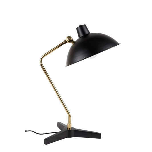 Dutchbone bureaulamp devi zwart 36 x 28 x 52 cm