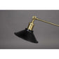 Dutchbone bureaulamp penelope zwart 64 x  18 x  50 cm