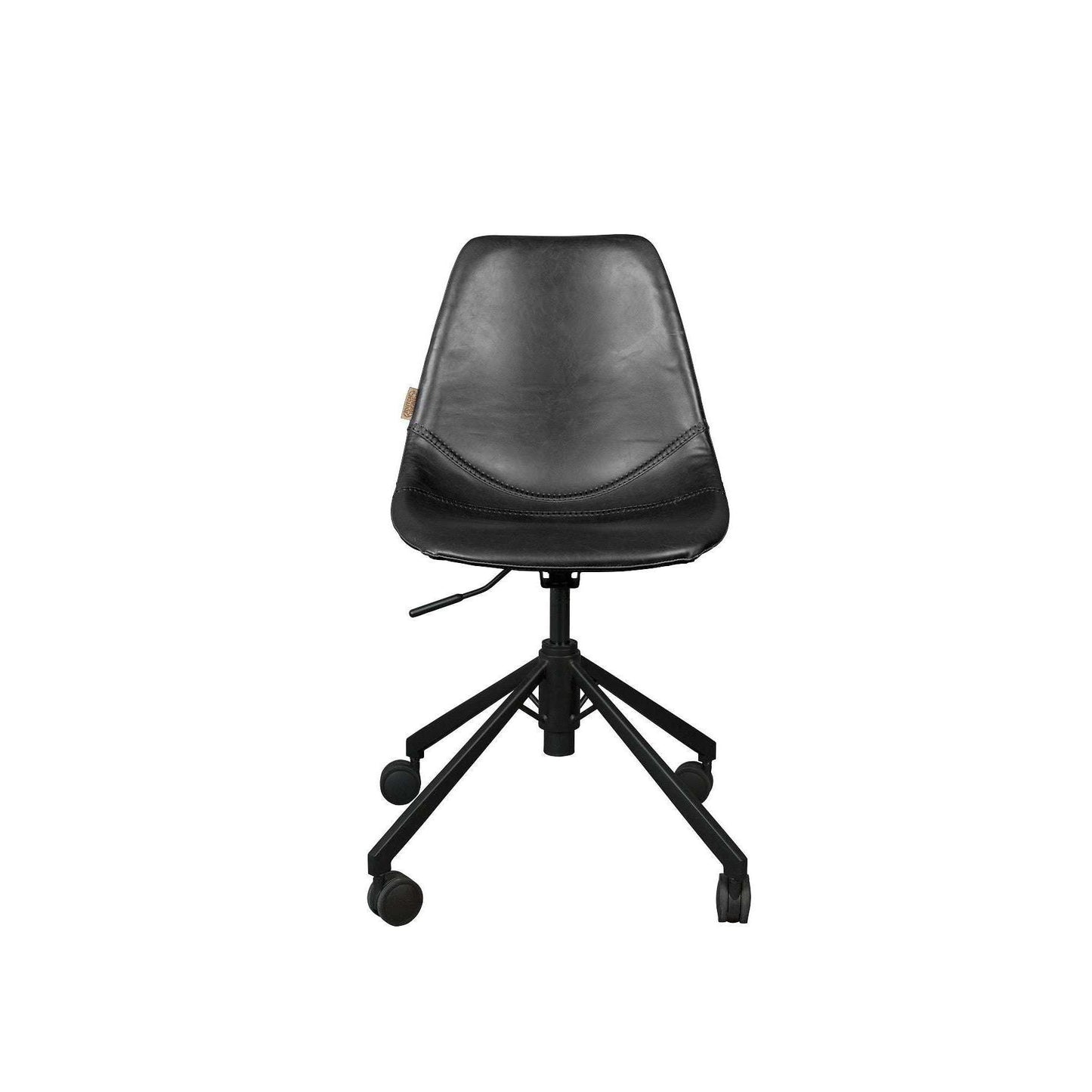 Dutchbone bureaustoel franky zwart 67,5 x 67,5 x 82 / 88,50 cm