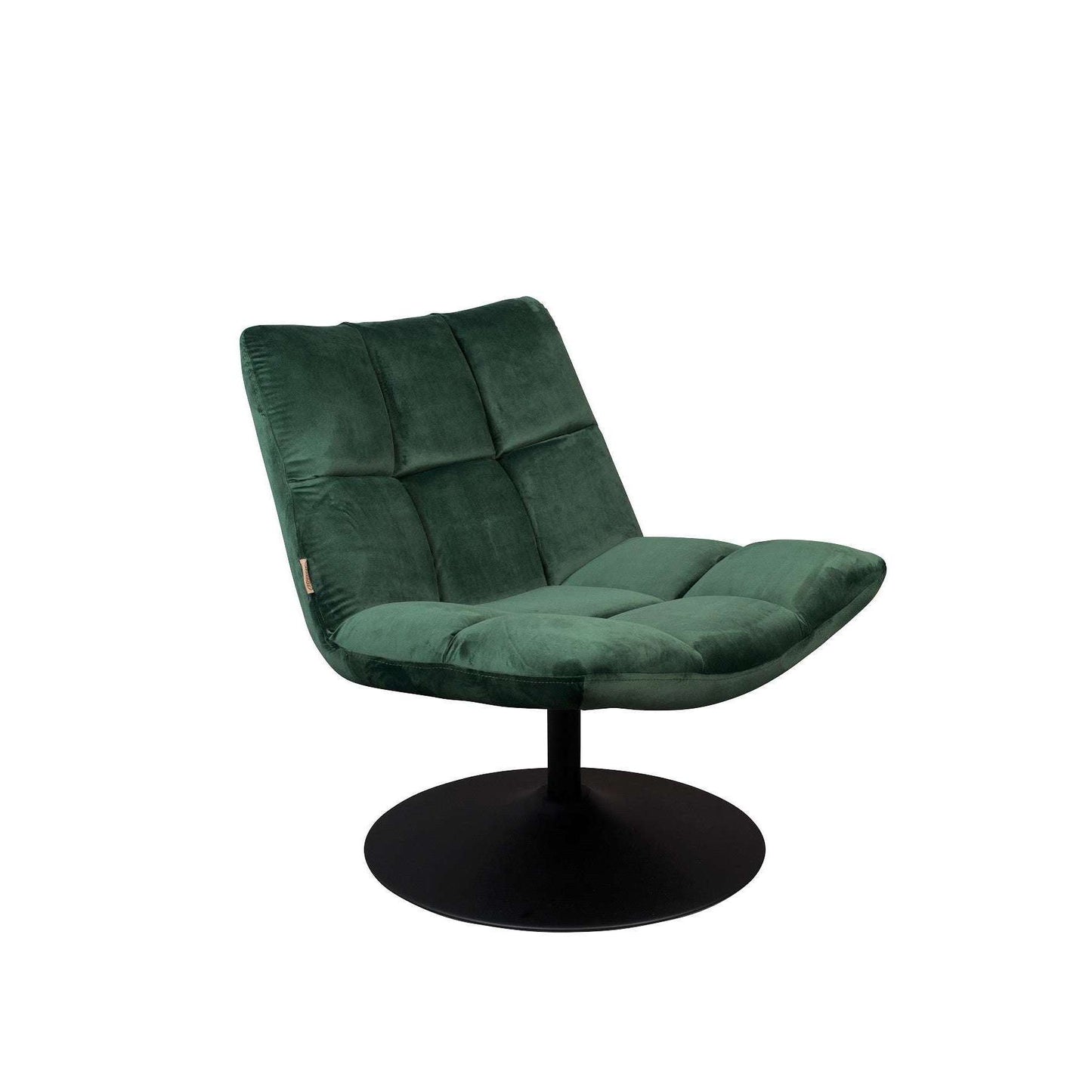 Dutchbone fauteuil bar velvet groen 81 x 66 x 78 cm