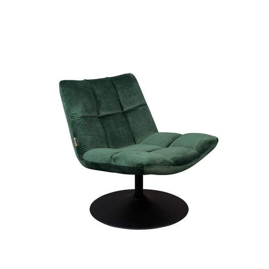 Dutchbone Bar fauteuil velvet groen