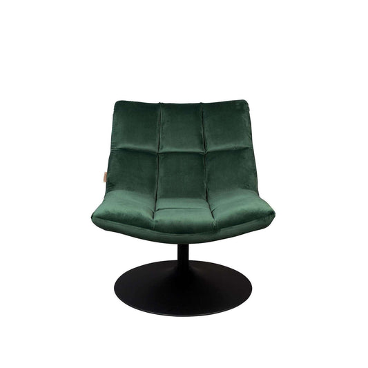 Dutchbone Bar fauteuil velvet groen