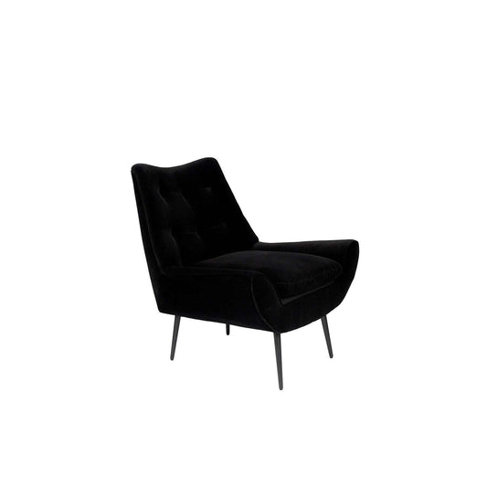 Dutchbone Glodis fauteuil nero zwart