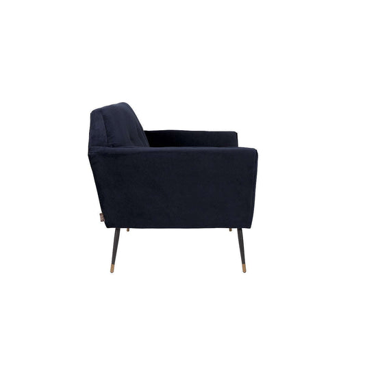 Dutchbone Kate fauteuil diep blauw