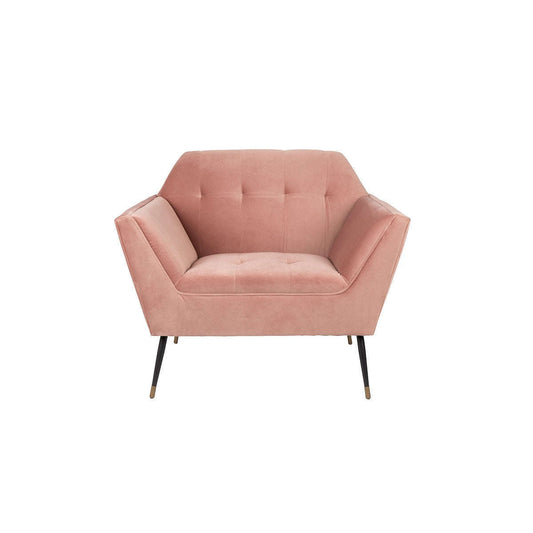 Dutchbone Kate fauteuil roze klei