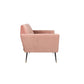 Dutchbone fauteuil kate roze klei 79 x 95 x 80 cm