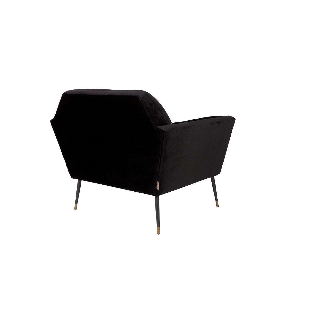 Dutchbone fauteuil kate zwart 79 x 95 x 80 cm