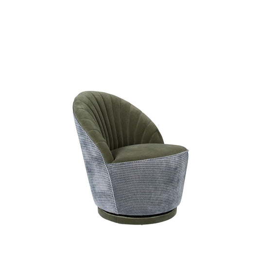 Dutchbone Madison fauteuil olijfgroen