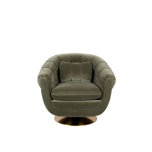 Dutchbone Member fauteuil olijfgroen