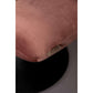 Dutchbone hocker bar velvet oud roze 51,5 x 67 x 46 cm