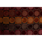 Dutchbone kussen ottava rood/oranje 45 x 45 x 12 cm
