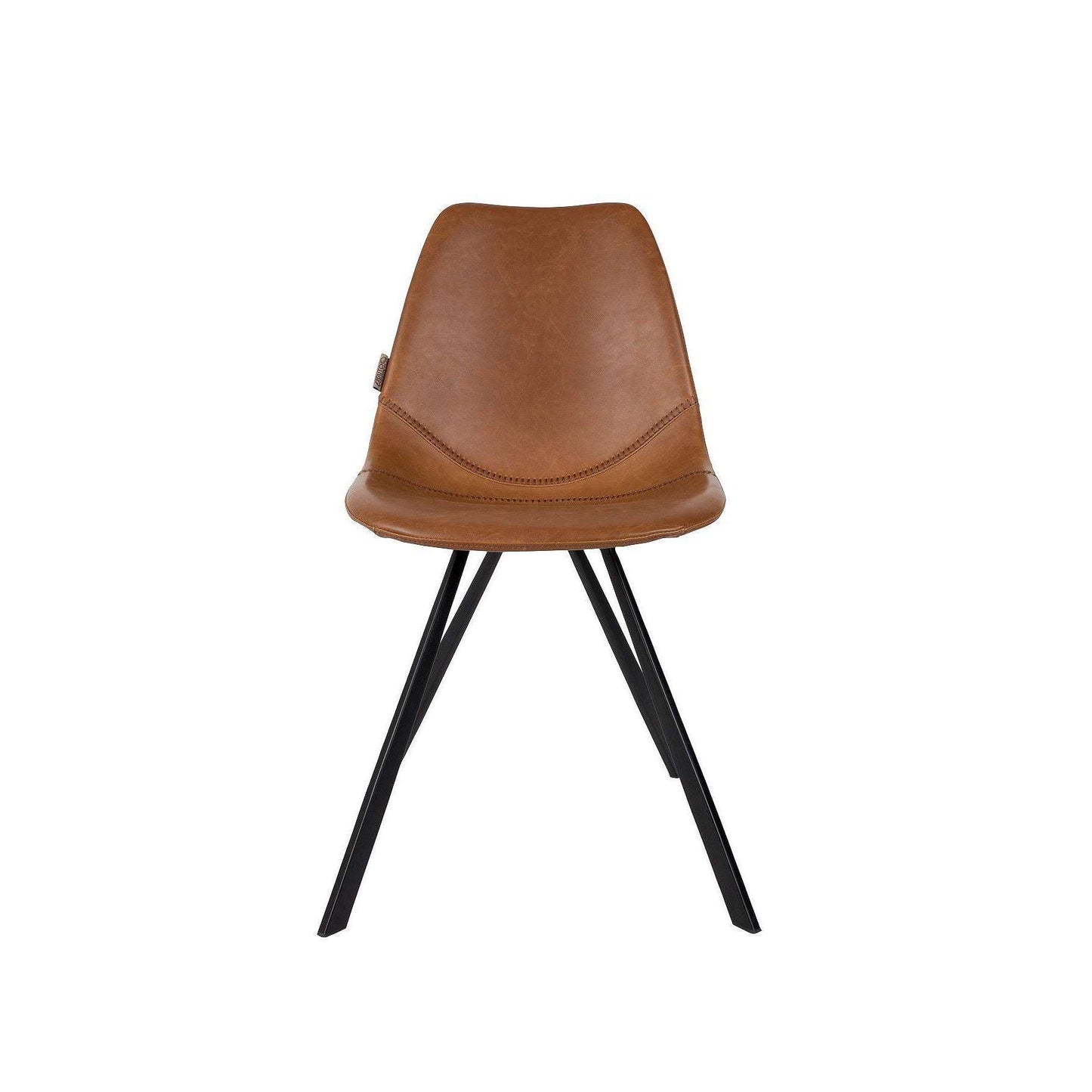 Dutchbone stoel franky bruin 56 x 46 x 83 cm