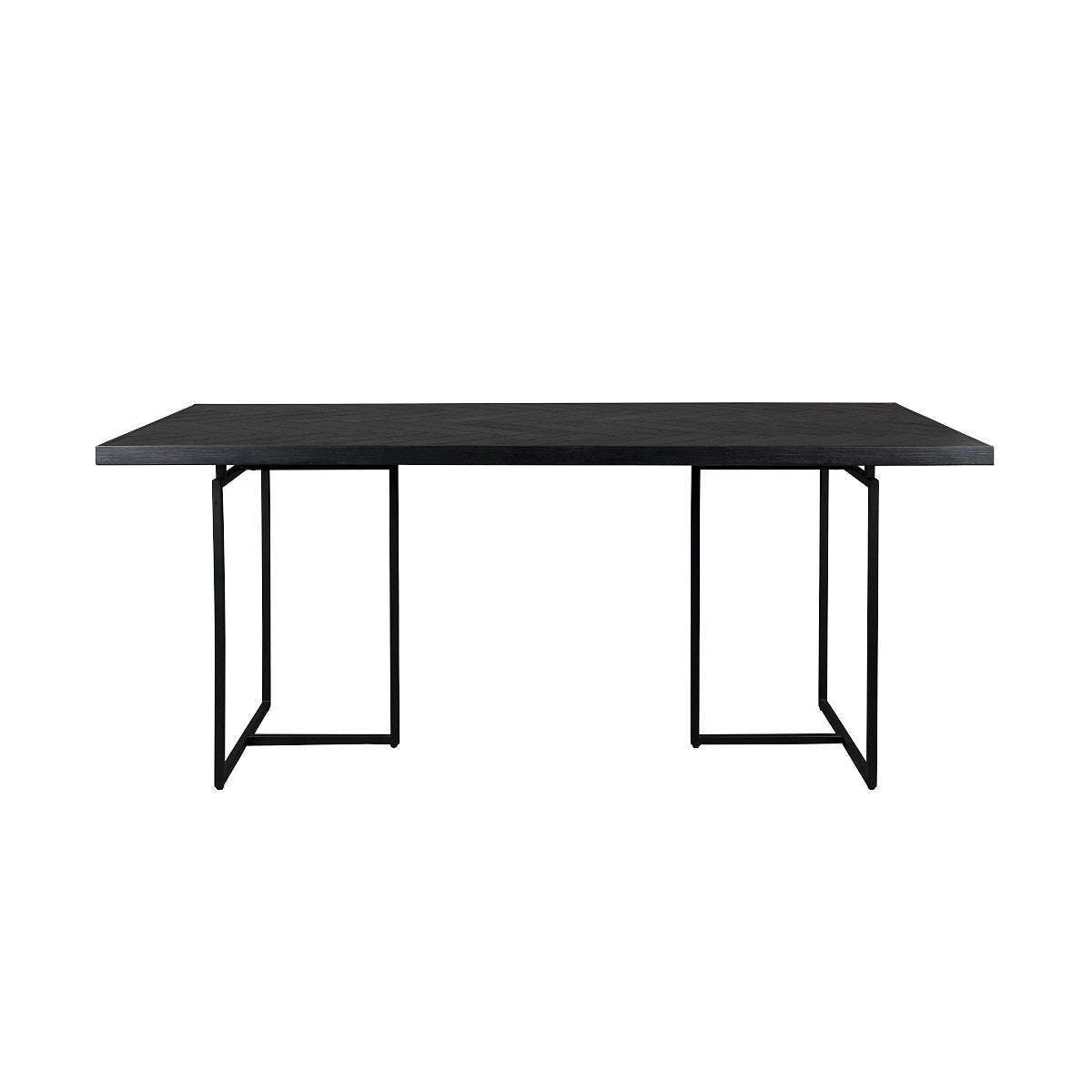 Dutchbone tafel Class zwart 180 x 90 cm
