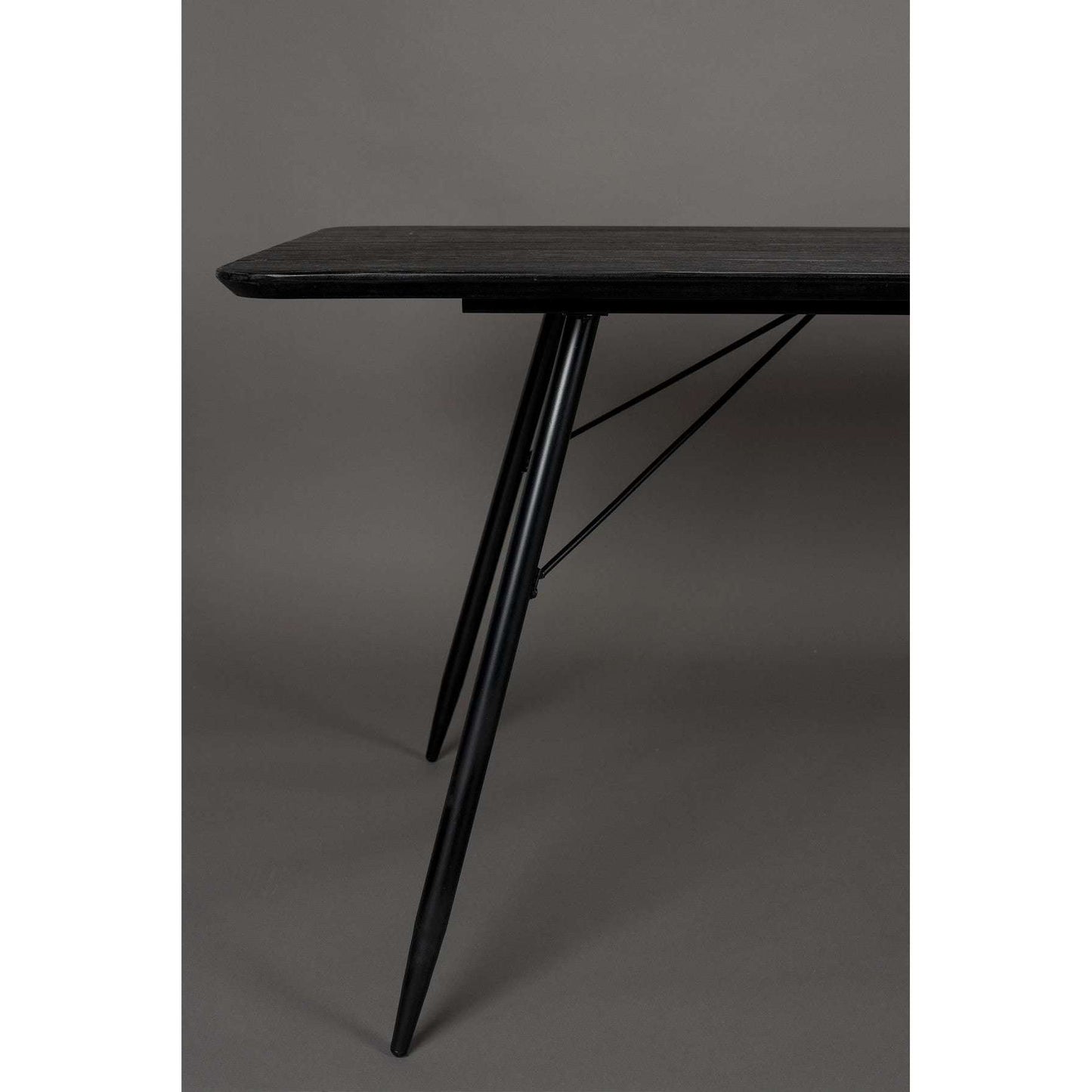 Dutchbone tafel Roger zwart 180 x 90 cm