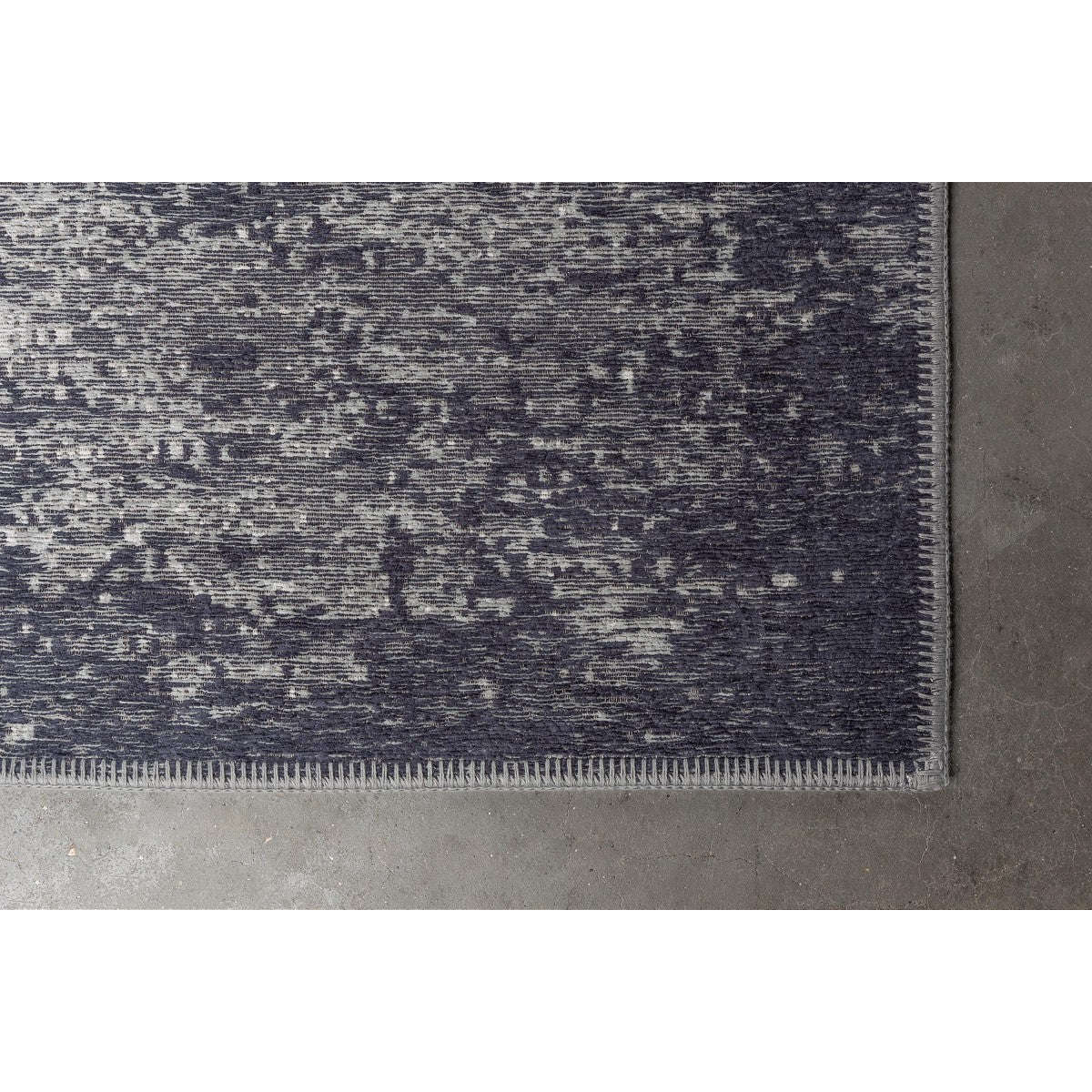 Dutchbone vloerkleed caruso distressed blauw 300 x 200 x 0 3 cm