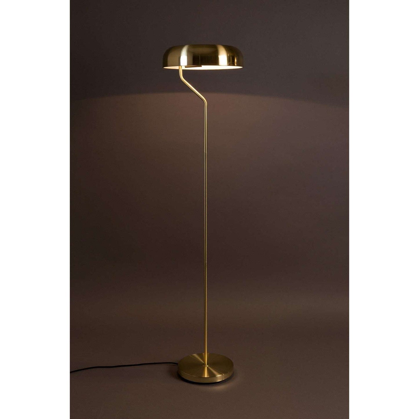 Dutchbone vloerlamp eclipse brass Ø30 x 130 cm