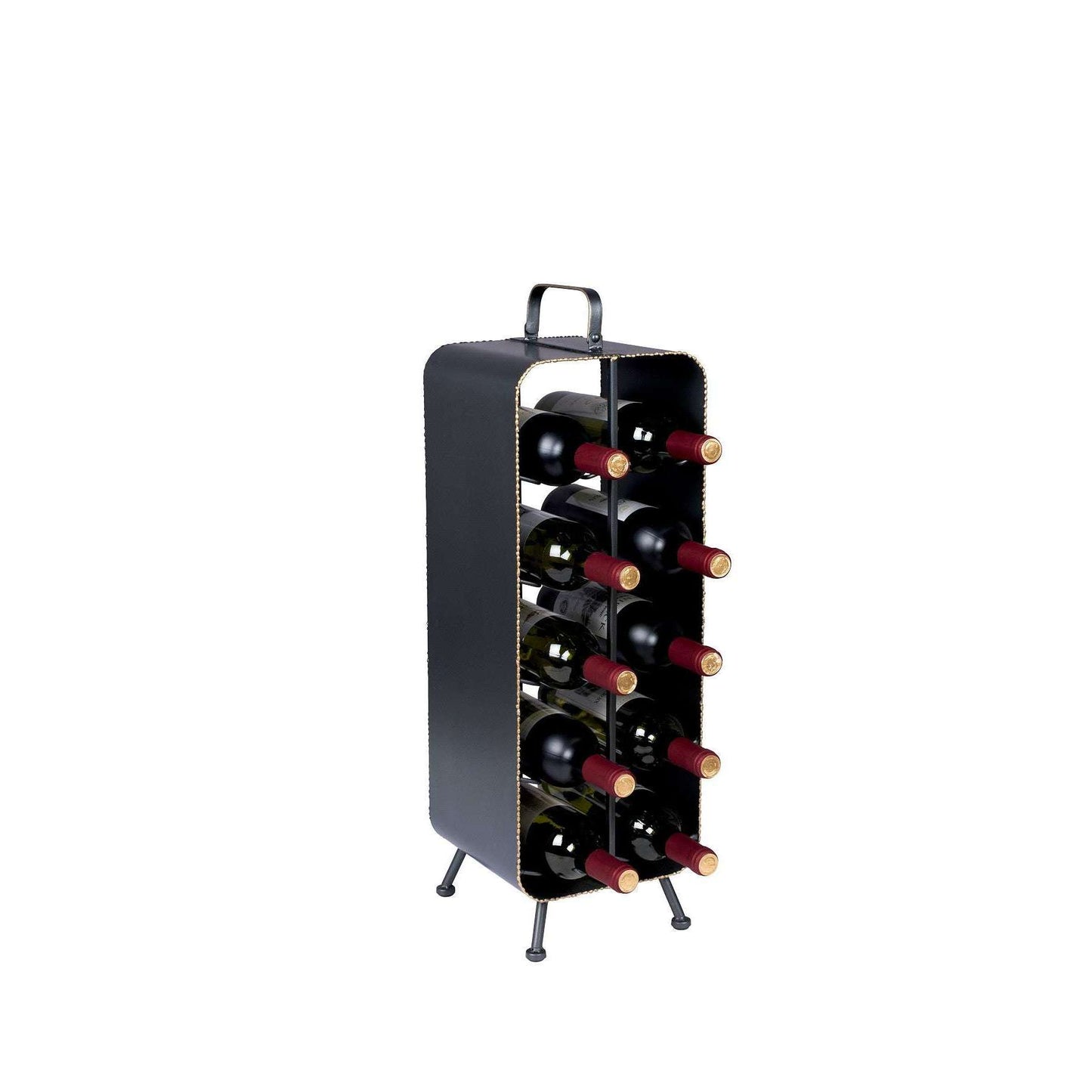 Dutchbone wijnrek stalwart 22 x 22 x 68 cm