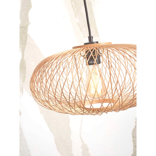 GOOD&MOJO hanglamp cango ellips 40 cm S naturel