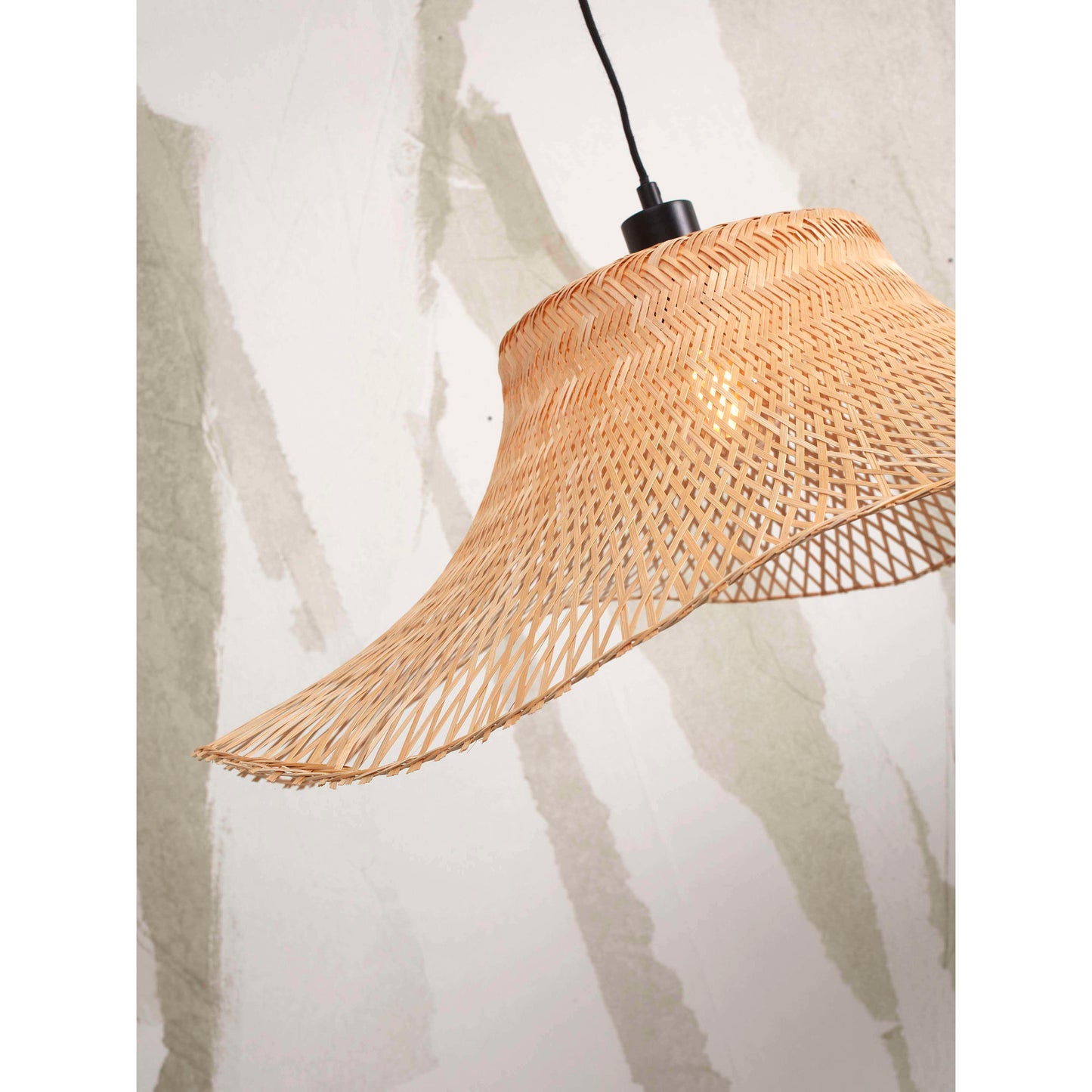 GOOD&MOJO hanglamp ibiza wavy 50 cm S naturel