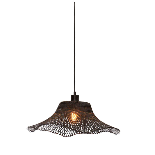 GOOD&MOJO hanglamp ibiza wavy 50 cm S zwart