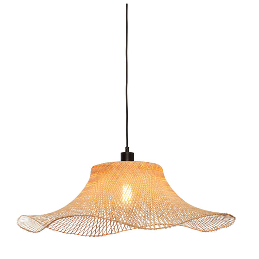 GOOD&MOJO hanglamp ibiza wavy 65 cm L naturel