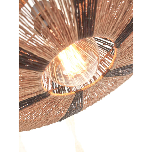 GOOD&MOJO hanglamp iguazu 40 cm S zwart/naturel